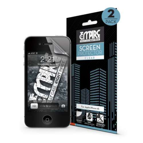 Empire Cell Phone Screen Protectors for Apple iPhone 4s