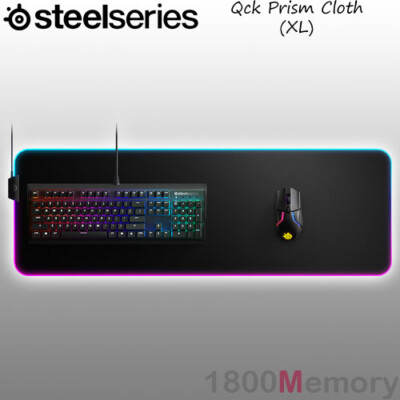 GENUINE SteelSeries Qck Prism Cloth Mouse Pad Mat Micro Woven Gaming High CPI