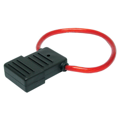 FUSEHOLDER MAXI AUDIOPIPE WITH 8'' - 8 GA. WIRE