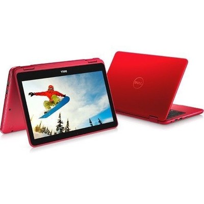 New dell red inspiron 11 3168 2 in 1 netbook n3060 11.6-in 4gb 32gb ssd