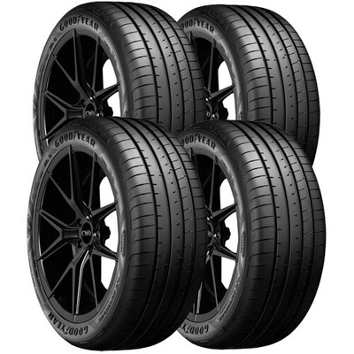 (QTY 4) 255/40R20 Goodyear Eagle F1 Asymmetric 5 SCT 101W XL Black Wall Tires