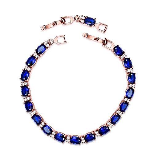 Rose Gold Plated Tennis Costume Bracelets