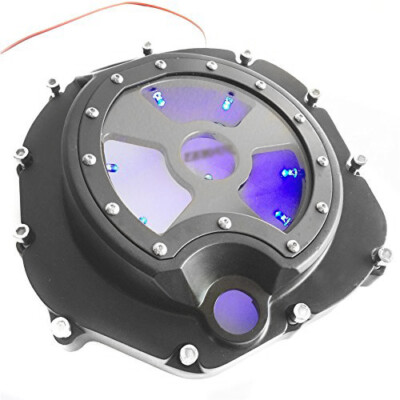 Blue LED Clear Engine Clutch Cover For Kawasaki ZX14R