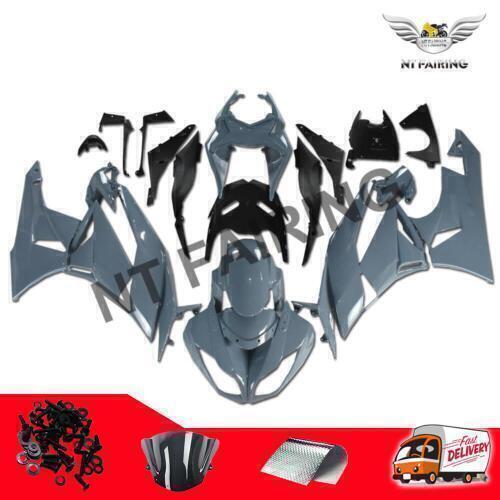 Yamaha グレー カウルパーツセット NT Injection Grey ABS Fairing Fit for Kawasaki 2009-2012 ZX6R 636