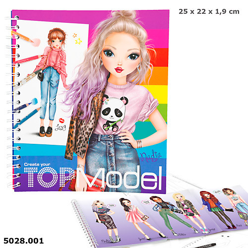 купить Topmodel Create Your Topmodel Malbuch Designbuch Lexy на