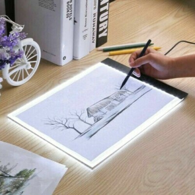 A4 LED Drawing Board Diamond Painting Light Box Copy Tracing & Ultra-thin Pad
