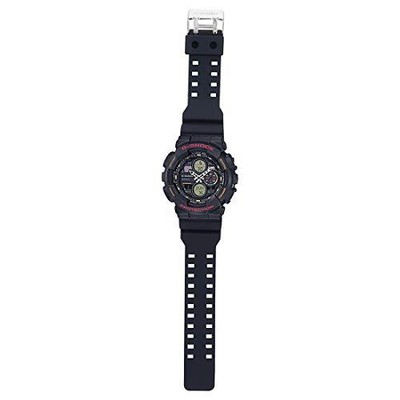 Pre-owned Casio G-shock Men Black Dial Analog-digital Ga-140-1a4dr ( G976 )