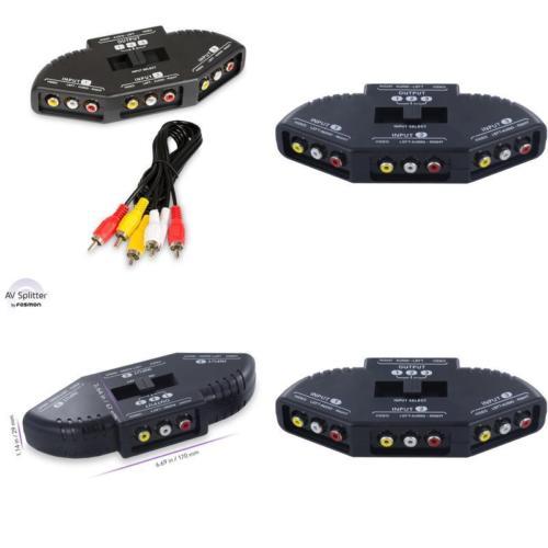 Audiopipe SPLIT3003RC Audio Signal Splitter 1- In 3-Out, 10v Audio Signal Driver