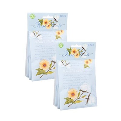 | Fresh Scents Scented Sachet Packet | White Cotton | Air Freshener Bags for ...