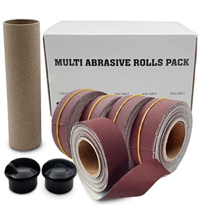 Emery Cloth Roll 5 Grits Abrasive Sand Paper Set 150 240 320 400 600 Grit Sand