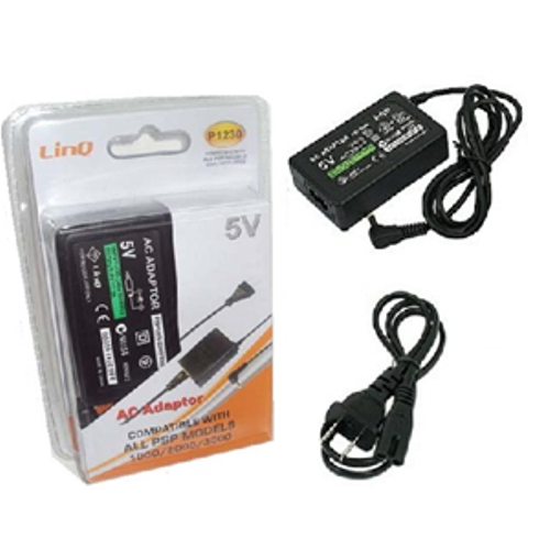 Alimentatore Caricabatterie Compatibile Sony Psp Console 5v 1a Linq P1230