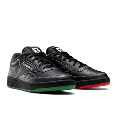 Adidas Club C 85 Human Rights Now GX8318 Black Tennis Sneaker Shoes Mens 11