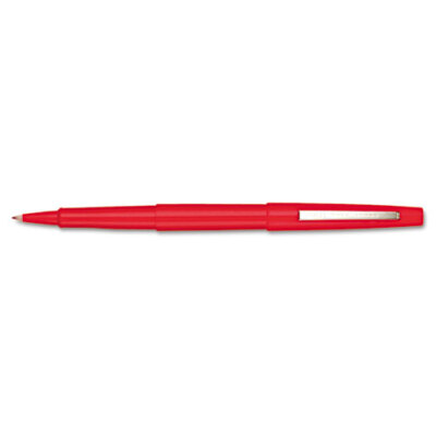 Paper Mate Flair Felt Tip Pens, Red Ink, Medium Point, Each, 3 Pack