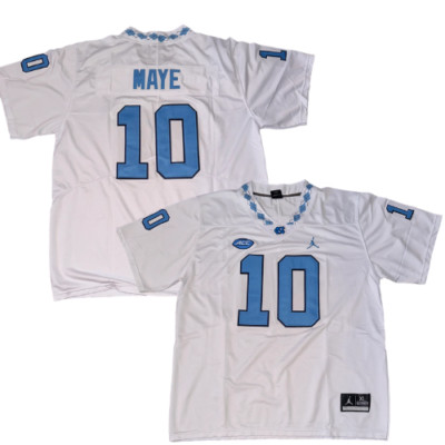 Drake Maye MEN Stitched Jersey White
