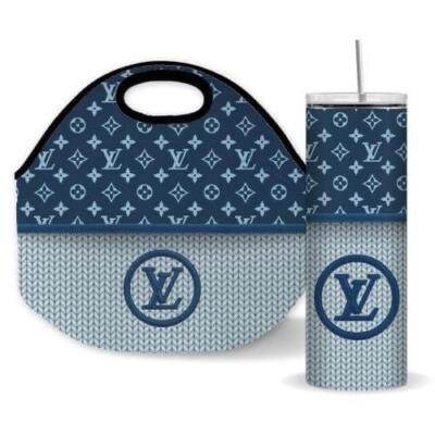 20oz tumbler with matching lunch tote