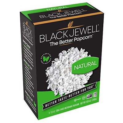 Gourmet Microwave Popcorn Healthy Popcorn Snack Natural 10.5 Ounces Pack of 6
