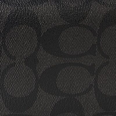 Pre-owned Coach [] Long Wallet 91635 Signature Men's Qblwo Qb/black/black