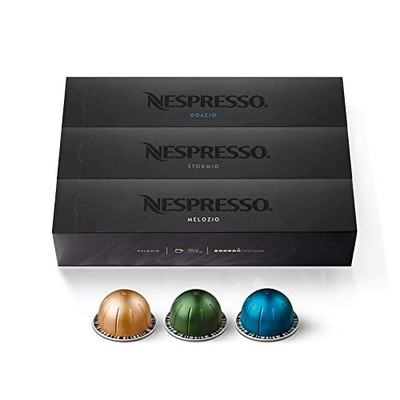 Nespresso Capsules VertuoLine Variety Pack Medium and Dark Roast Coffee 10 Co...