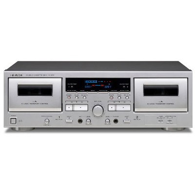 W-1200 TEAC Double cassette deck Silver