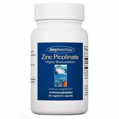 Zinc Picolinate  60 Veg Caps By Nutricology/ Allergy Research Group