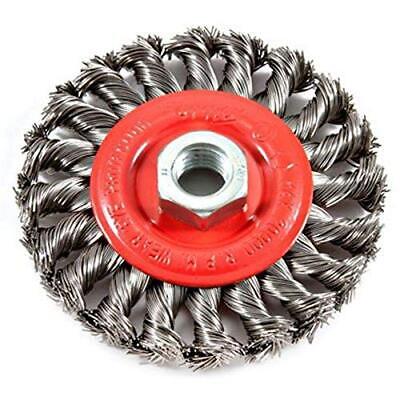 Forney 72759 4-Inch x .020 x 5/8-11 Knot Wire Wheel
