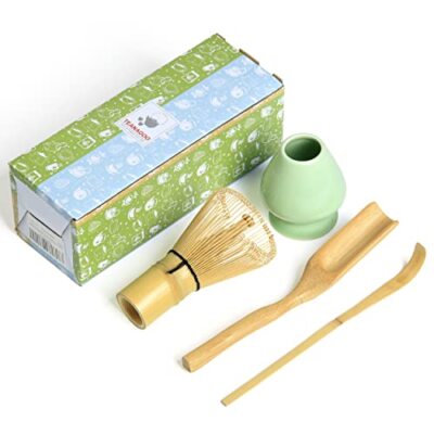 Matcha Whisk Set Japanese Chasen Bamboo Whisk Tea Spoon