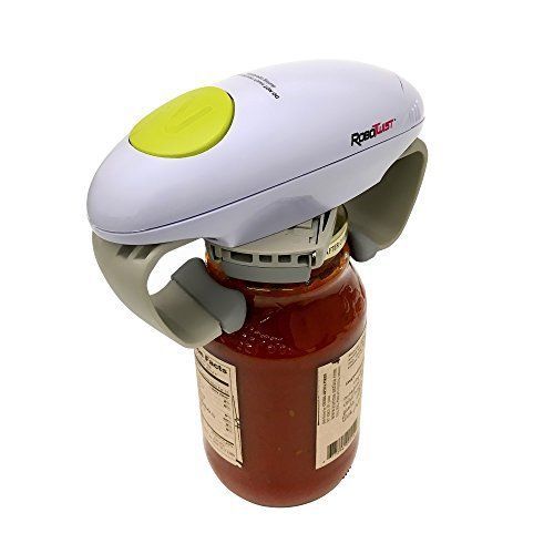 Robotwist Automatic Grip Hands Free Electric Jar Opener Easy Touch