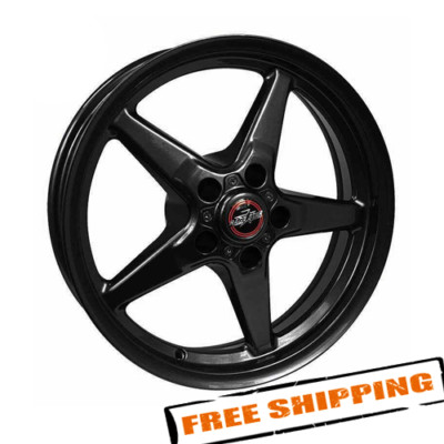 Race Star 92-510254B 15x10 92 Series Drag Star Gloss Black Wheel for GM