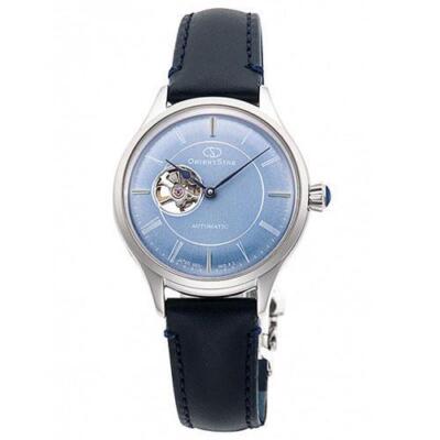 Pre-owned Orient Star [] Automatic Watch Classic Semi-skeleton Women's Rk-nd0012l Blue