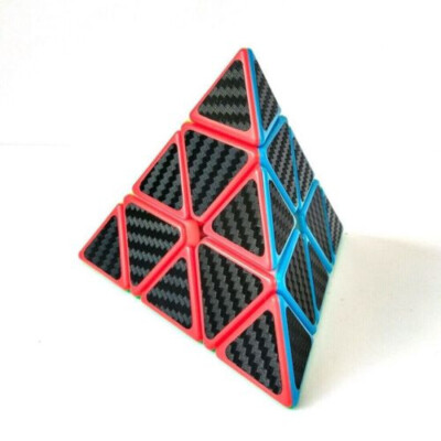 Pyramid Speed Cube Stickerless Fast Triangle Magic Cube Toys Puzzle Cube