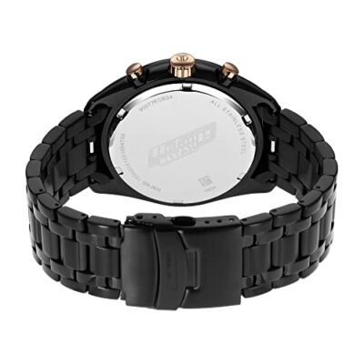 Pre-owned Titan Analog Black Dial Men's Watch-90077km04