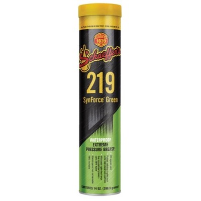 Schaeffer's Oil 219 SynForce Green Waterproof Grease NLGI #2 - 10 Tube case