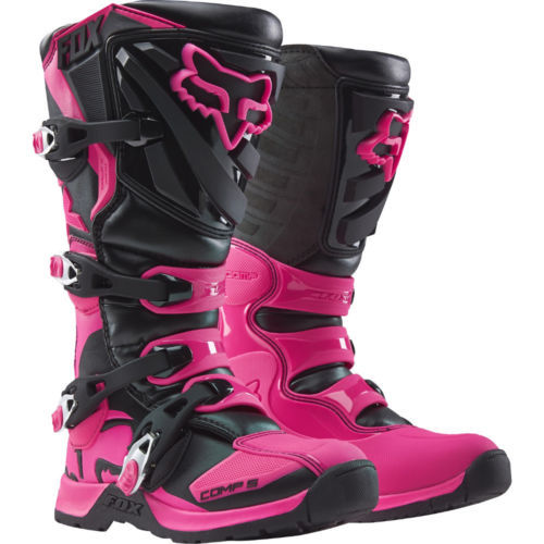 Fox Racing Comp Boot Fluo Red – Motocross-Handschuhe, Minimalistisch, Mit TruFeel-Technologie