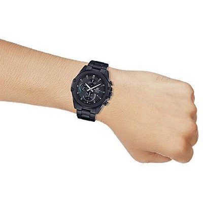 Pre-owned Casio Edifice Analog Black Dial Men Efr-s567dc-1avudf ( Ex508 )