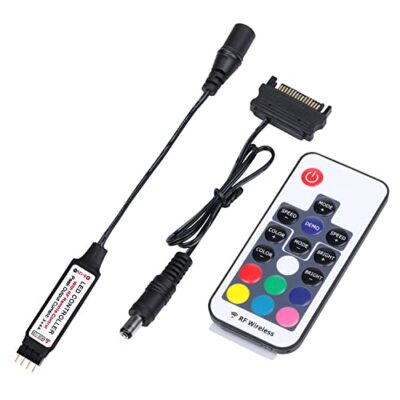 Ds Rgb Case Fans Controller Kit With 17key Remote Connect To Ds Rgb Ram Heatsink
