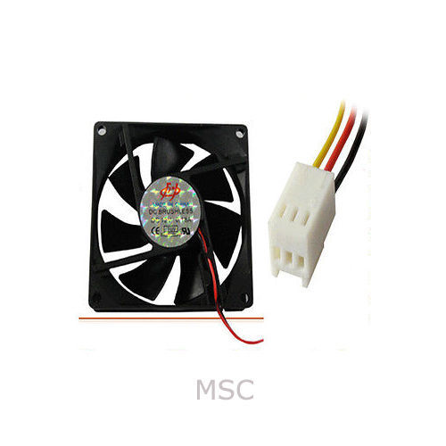 Evercool 50mm X 10mm Ball Bearing Case Fan - 12V, 3-Pin (Model FAN-EC5010M12CA)
