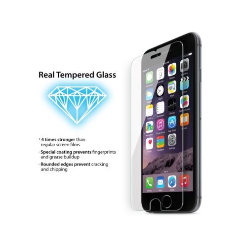 Protectores de pantalla de vidrio templado iLuv para Apple iPhone 6 Plus