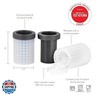Tovolo Mini Ice Cylinder- Squeeze and Release- Set of 2, 1000422, Gray