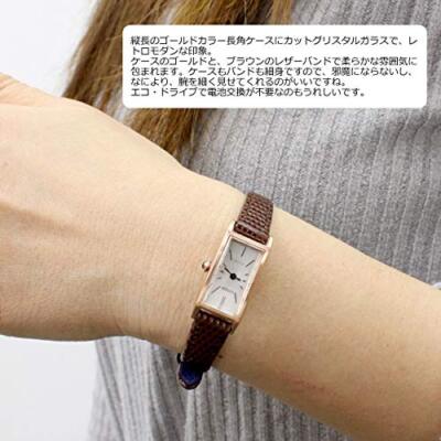 Pre-owned Citizen Kii: Eco Drive Solar Watch Ladies Eg7044-06a Leather Brown Band