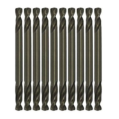 10pcs Practica Steel M35 Cobalt Twist Drill Bit 1/8'' Double Ended Cobalt M35 ...