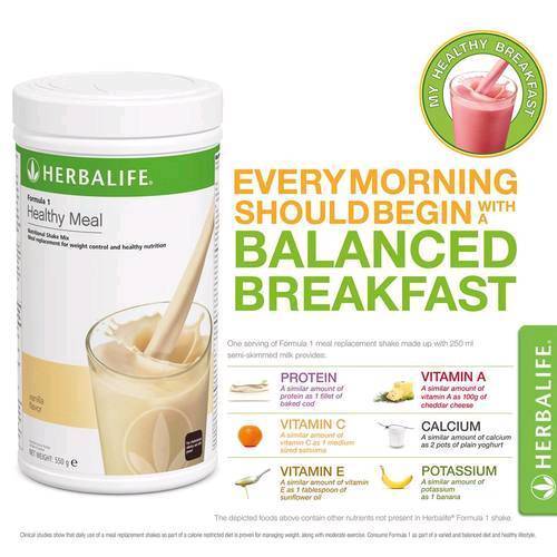 Herbalife Formula 1 Nutritional Shake 550 Factory Sealed ...