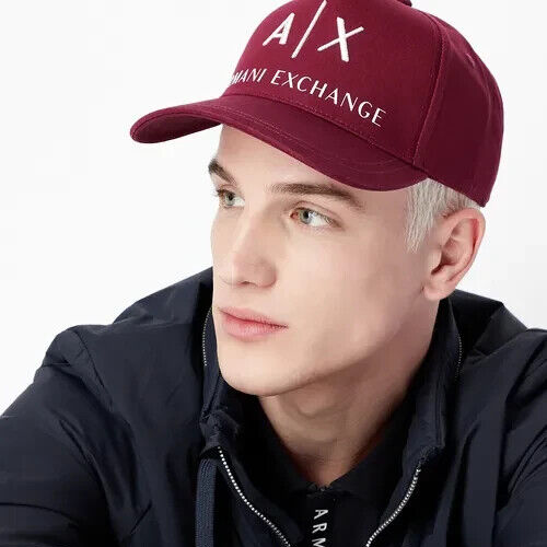 Cotton Baseball Cap O/s Burgundy