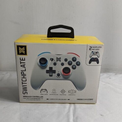 Switchplate Wireless Gaming Controller for Nintendo Switch - White/Black