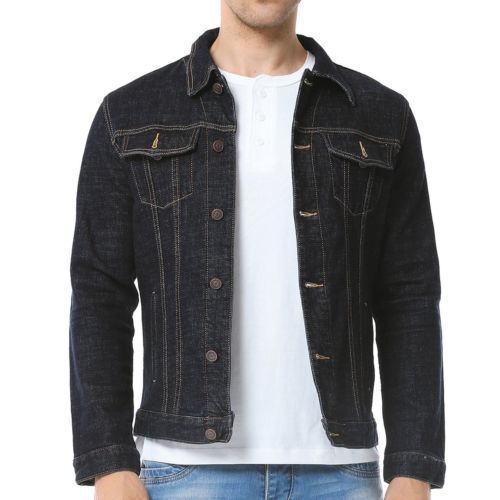 ジャケット・アウター 9090 King Logo Denim Quilted Jacket King Logo Denim Quilted Jacket – YZ