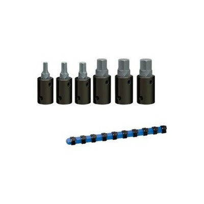 Wright Tool 455 1/2-inch 6-Piece Hex Impact Bit Metric Socket Set