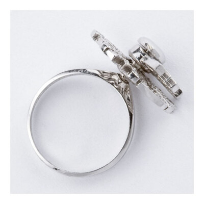 Pre-owned Gems4me Mi Amor Motion Ring - Fl871