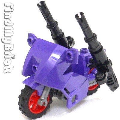 Lego Batman Catwoman Motorcycle with Super Cannon - Dark