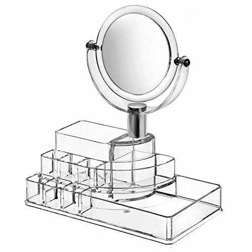 Organizer Espositore Trucchi Smalti Make Up Con Specchio cir