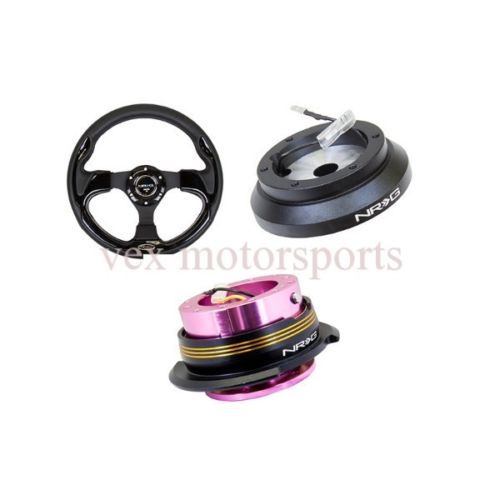 NRG製 Gen2.0 クイックリリースSRK-200PK-SAKURA Amazon.com: NRG Innovations Gen 2.0 Steering Wheel Quick Release