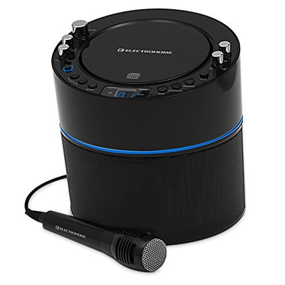 Electrohome Karaoke Machine Speaker System CD+G Player with 2 Microphone Singing